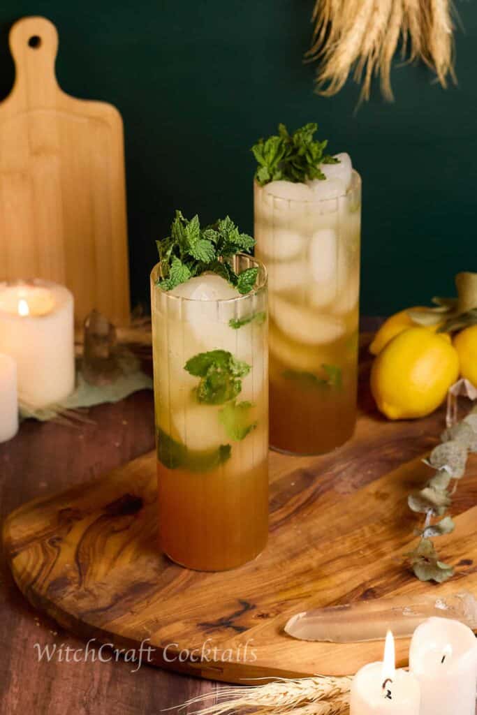 Virgo Drink Main Image with an angled birds eye view