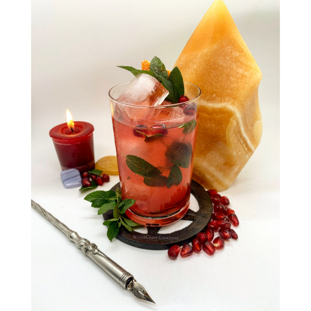 Pomegranate & Mint Gemini Drink