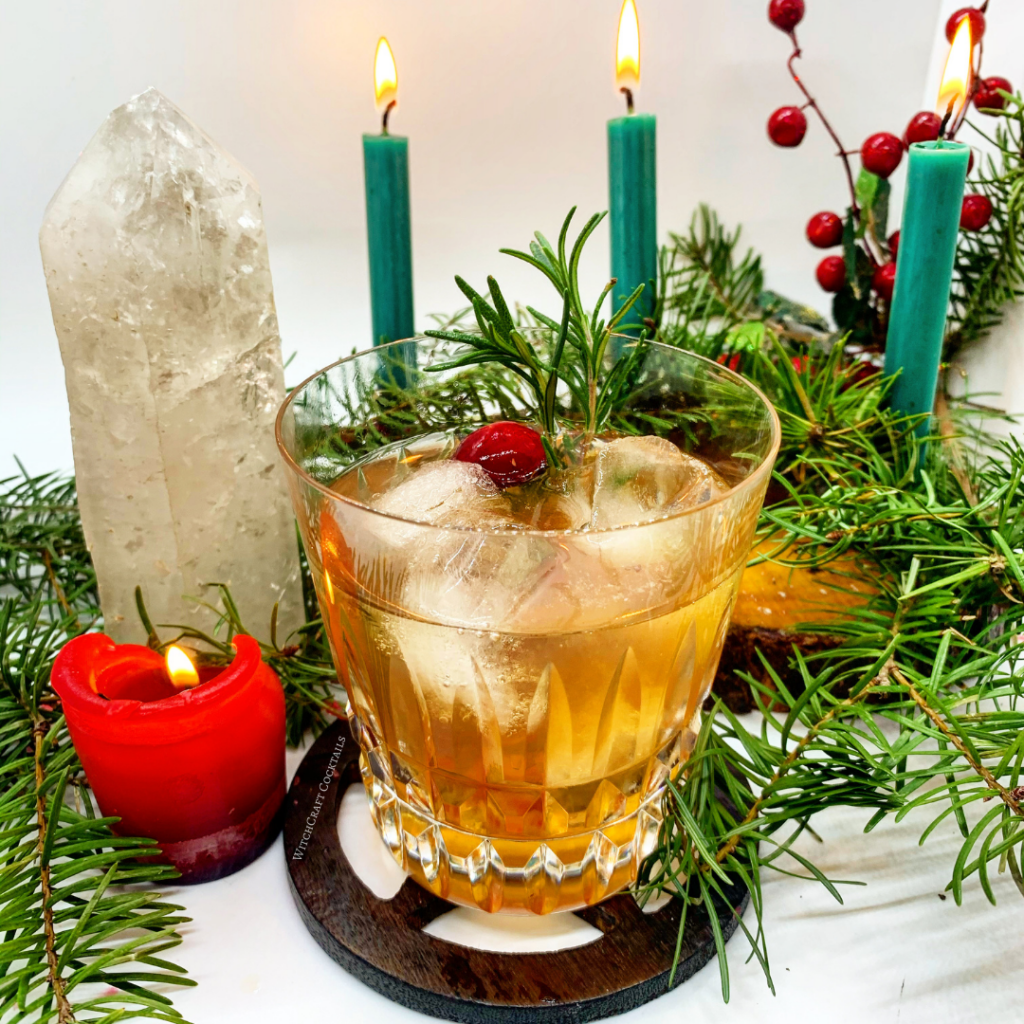 Yule Drinks: Winter Solstice Cocktail Old Fashioned