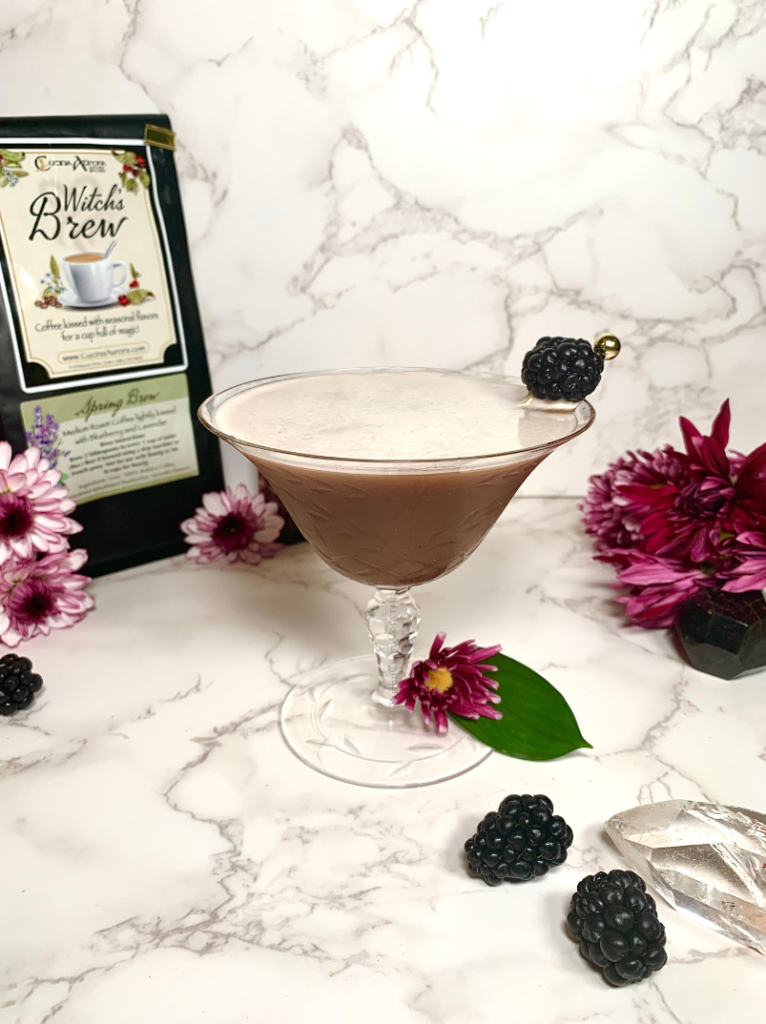 Blackberry Rose Coffee Martini