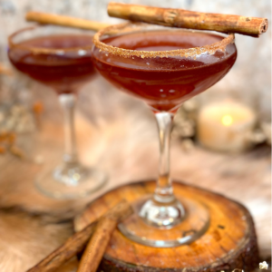 Cranberry Mead Cocktail with Apple and Maple