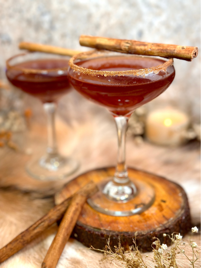 Cranberry Mead Cocktail with Apple and Maple