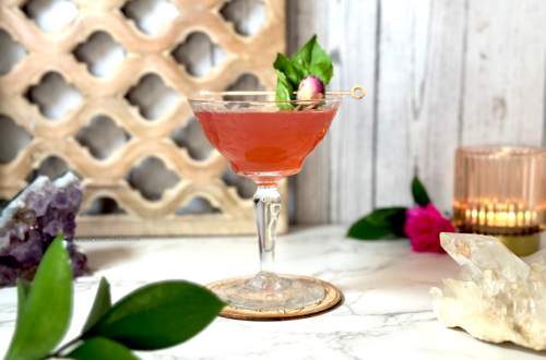 A Garden Rose Cucumber Mocktail - Beltane Beauty