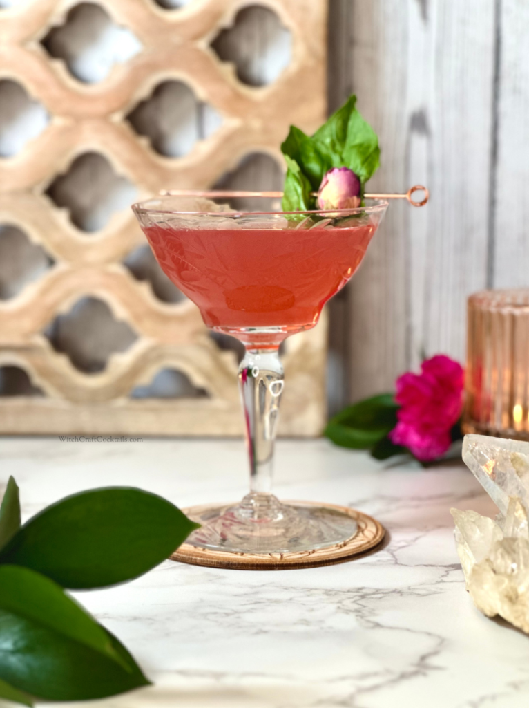 Cucumber Rose Mocktail - Beltane Beauty Vertical