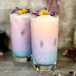 Butterfly Pea Flower Lemonade CloseUp