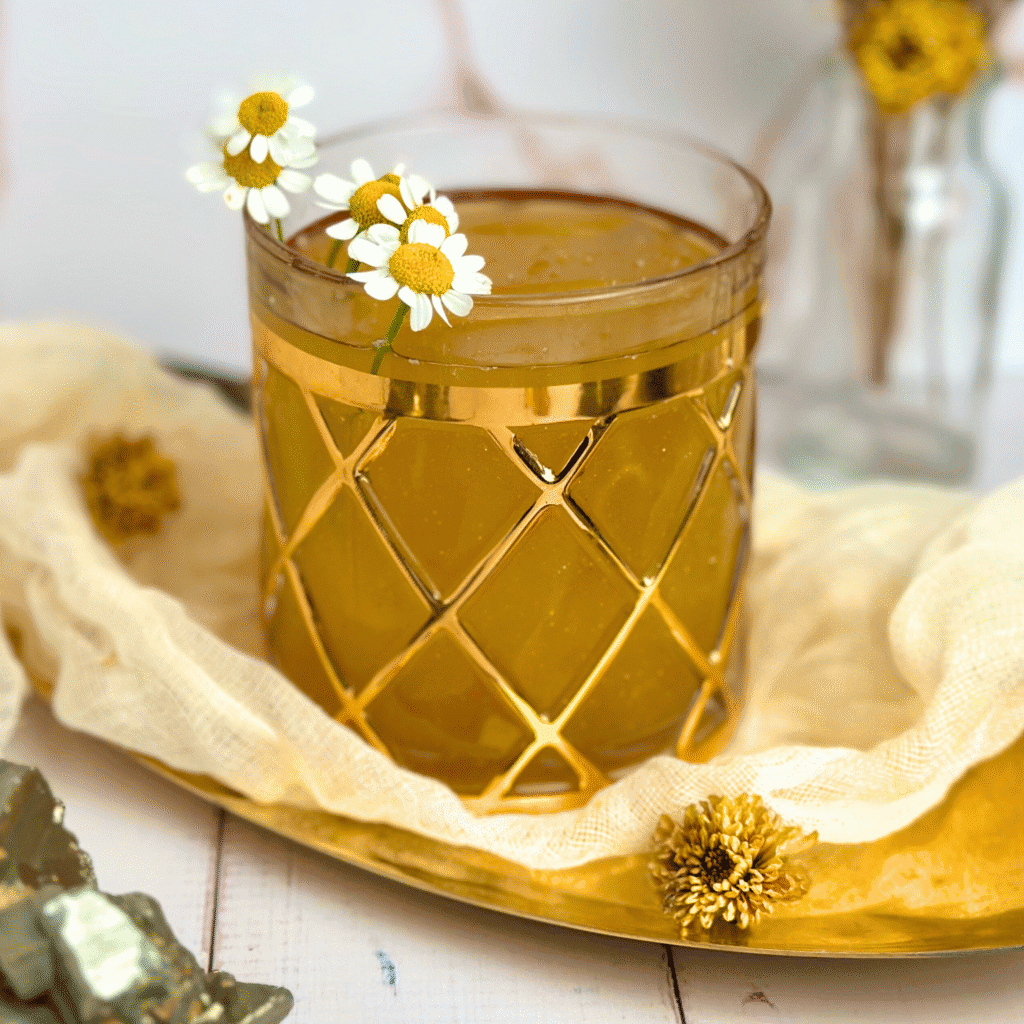 Liquid Gold Mocktail Zoom in