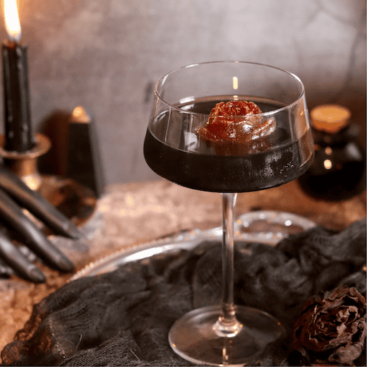 Black Heart ADDAMS FAMILY Mocktail